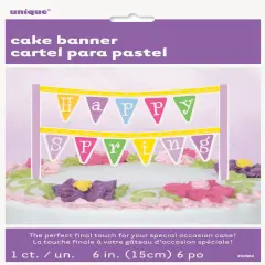 Happy Spring Cake Bunting, 1ct