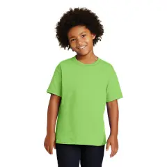 RADYAN&reg; Youth Crew Neck Short Sleeve T-Shirt Lime
