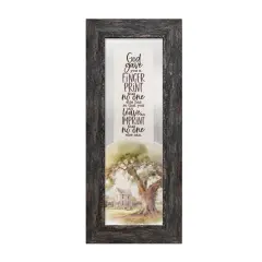 God Gave You Metalscape Framed Wall Art - 6 inches x 14 inches