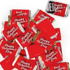Valentine's Day Candy Favors Hershey's Miniatures Chocolate - Script Heart