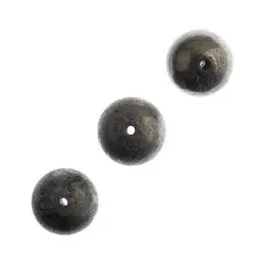 Earth's Jewel Semi-Precious 16" Pyrite Round Natural Bead Strand