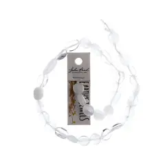 Earth's Jewel Semi-Precious 16" Crystal Quartz Irregular Natural Bead Strand