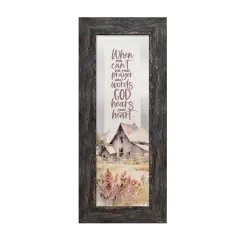 When You Can't Metalscape Framed Wall Art - 6 inches x 14 inches