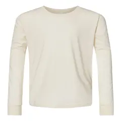 BELLA + CANVAS&reg; Youth Jersey Long Sleeve Tee - 3501Y Natural