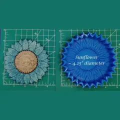 Sunflower 4.25" Silicone Freshie Mold