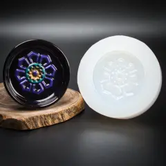 Handmade 8 Flower Petals Mini Ring Dish Silicone Mold