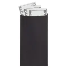 100 Pack Black Money Envelopes for Cash Budgeting