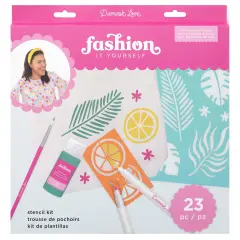 Damask Love Fabric Stencil Kit