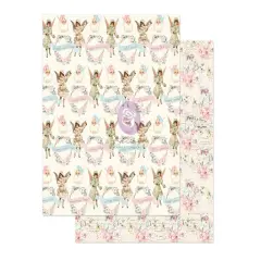 PRIMA MARKETING INC Christmas Sparkle Collection 12x12 Sheet - Christmas Magic -, 12"x12" w/ foil detail UPC 655350997670 (10 SHEETS)