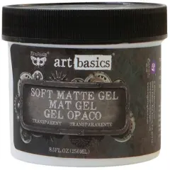 Finnabair Art Basics Soft Matte Gel 8.5oz-Transparent