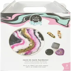 American Crafts Color Pour Resin & Hardener 2/Pkg-64oz Each