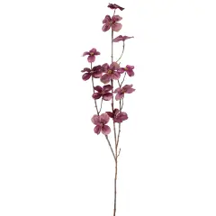 Northlight Velvet Dogwood Artificial Floral Christmas Spray - 39" - Pink