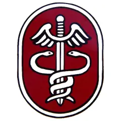U.S. Army Health Services Sticker 3-1/4"