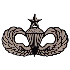 U.S. Army Senior Paratrooper Sticker 2-1/8"X4"