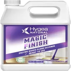 Hygea Natural Magic Finish - Natural Enzyme-Based Floor Cleaner (Ready to Use) Gallon 128 oz