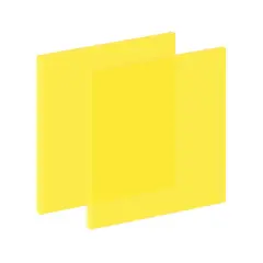 Fluorescent Yellow Cast Acrylic Gloss 1/8" (5" x 10")