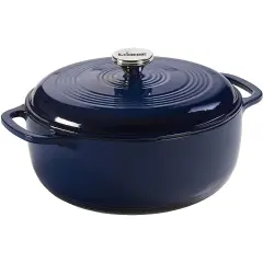 Lodge Enameled 6qt Dutch Oven - Indigo Blue