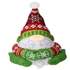 Bucilla Felt Door Stopper Applique Kit 8"X13.5"-Nordic Gnome