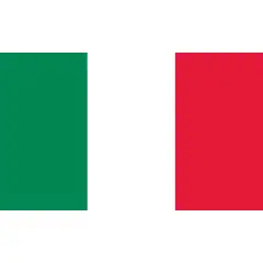 Italy Flag On A Stick 12" x 18"