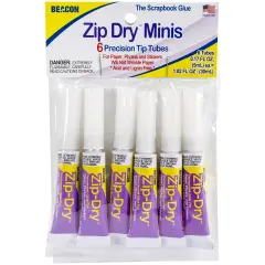 Beacon Mini Zip Dry Tubes 6/Pkg-5ml