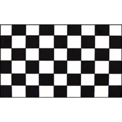 Checkered Flag On Stick 4" x 6"