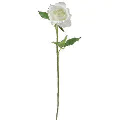 Allstate Rose Artificial Floral Spray - 21.5" - Cream White
