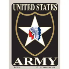 United States Army 2nd Division Sticker (3"x4-1/4")