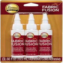 Aleene's Fabric Fusion Permanent Adhesive 3/Pkg-.66oz