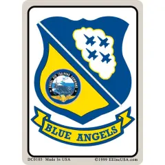 U.S. Navy Blue Angels Sticker 2-3/4"X4"