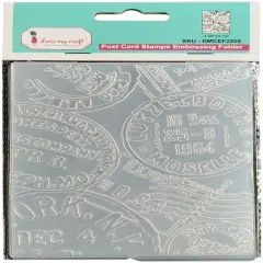 Dress My Craft Embossing Folder 4.25"X5.75"-Post Card