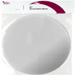 CousinDIY Round Glass Mirror-10"
