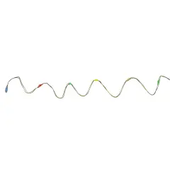 Brite Star LED Micro Fairy Christmas Lights - Multi-Color - 6 ftCopper Wire Silver