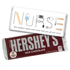Nurse Appreciation Week Thank You Candy Gifts in Bulk Hershey's Chocolate Bars by Just Candy