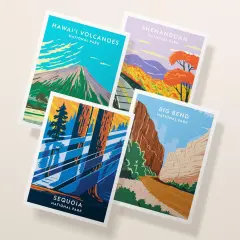 National Park Greeting Cards | USA Park Post Cards | Parks Souvenir Cards | Big Bend Post Card | National Parks Set | Virgin Islands Postcard
