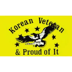 Korean Veteran & Proud Of It Sticker 2-3/4"X4-3/4"