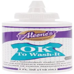 Aleene's OK To Wash-It Fabric Glue-4oz