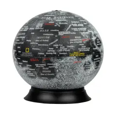 National Geographic 12" Diameter Illuminated Moon Globe
