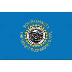 South Dakota Flag with Grommets 2ft x 3ft