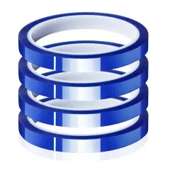 4 rolls Heat resistant Tapes sublimation Press Transfer Thermal BLUE 6mmx30m SUBLITAPE