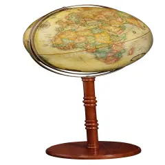 The Commander II 16" Diameter Floor Standing World Globe
