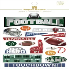 Paper House Football II Dimensional Stickers