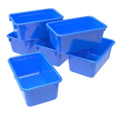 Small Cubby Bin, Classroom Blue (Case of 5)