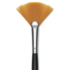 Utrecht Synthetic Sablette Brush - Long Handle, Fan, Size 6