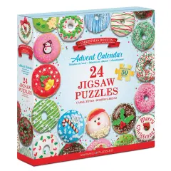 Eurographics Christmas Donuts Advent Calendar Jigsaw Puzzle Multi