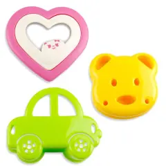 3-piece Sandwich Cutters Set