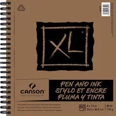 XL Series Pen & Ink White, 9-x-12-Inch