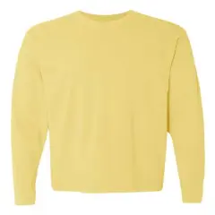 Comfort Colors&reg; Garment-Dyed Heavyweight Crewneck Long Sleeve T-Shirt Butter