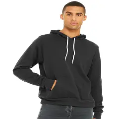 BELLA + CANVAS&reg; Sponge Fleece Pouch Pocket Hoodie Dark grey