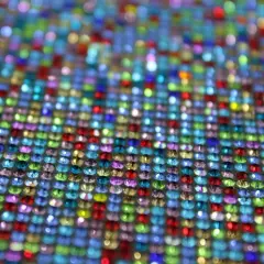 Kitcheniva Round Rhinestone Stickers Sheet Self Adhesive DIY Mixed color