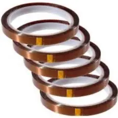 5 rolls Heat resistant tapes sublimation Press Transfer Thermal Tape 4mmx30m SUBLITAPE TAWNY